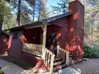 1 Bedroom Cabin with Jacuzzi  Kitchen at Cozy Hollow 9 Accommodation Deal