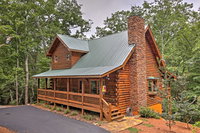 Log Cabin with Deck in Chattahoochee Nat'l Forest Accommodation Deal