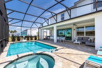 Picture Relaxing by your Private Pool in Your Beautiful Villa in Solara Resort Orlando Villa 3424 Accommodation Deal